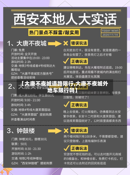 【大唐不夜城道路限行,大唐不夜城外地车限行吗】-第2张图片