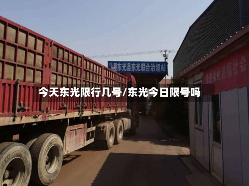 今天东光限行几号/东光今日限号吗