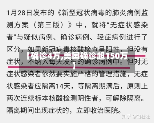 【确诊4万,美国确诊超150万】