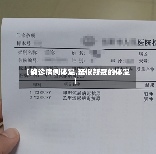【确诊病例体温,疑似新冠的体温】