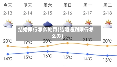 结婚限行怎么处罚(结婚遇到限行怎么办)