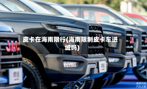 皮卡在海南限行(海南限制皮卡车进城吗)
