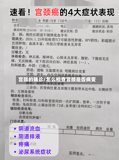 宫颈的确诊/怎么检查宫颈是否病变-第3张图片