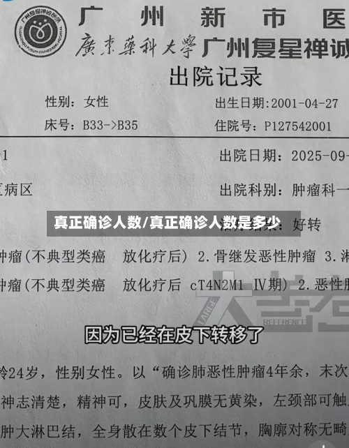 真正确诊人数/真正确诊人数是多少