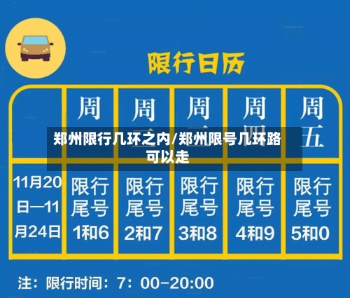 郑州限行几环之内/郑州限号几环路可以走-第2张图片