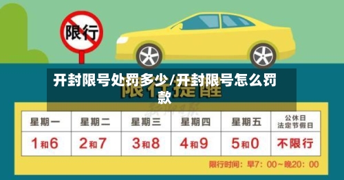 开封限号处罚多少/开封限号怎么罚款-第3张图片