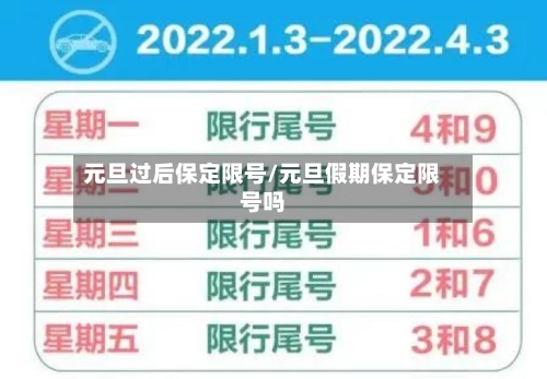 元旦过后保定限号/元旦假期保定限号吗-第3张图片