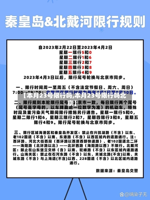 【本月23号限行吗,本月23号限行吗北京】