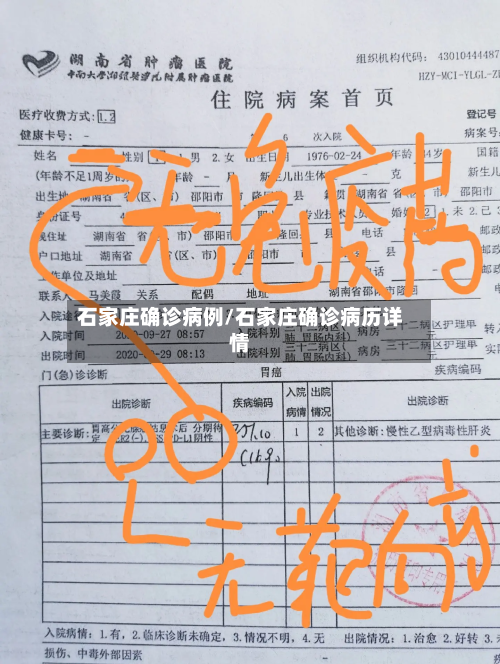 石家庄确诊病例/石家庄确诊病历详情-第2张图片