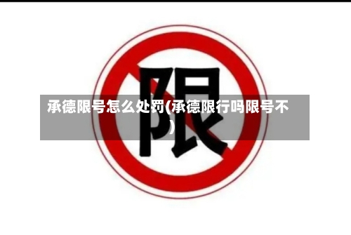 承德限号怎么处罚(承德限行吗限号不)-第3张图片
