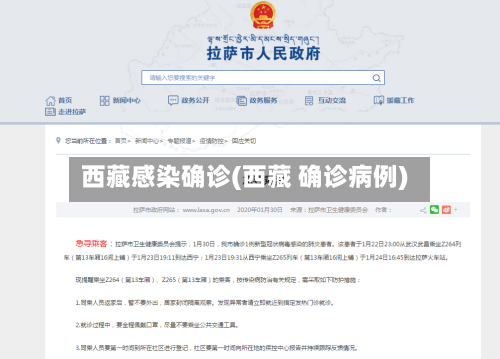 西藏感染确诊(西藏 确诊病例)-第2张图片