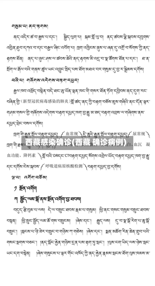 西藏感染确诊(西藏 确诊病例)-第3张图片