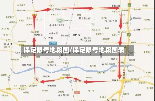 保定限号地段图/保定限号地段图表-第2张图片