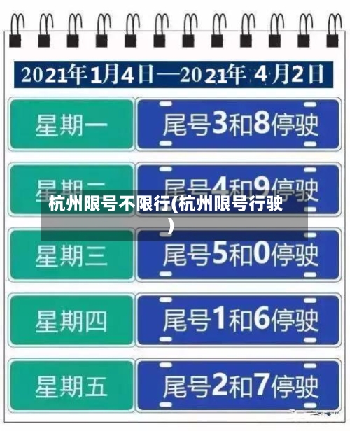 杭州限号不限行(杭州限号行驶)-第3张图片