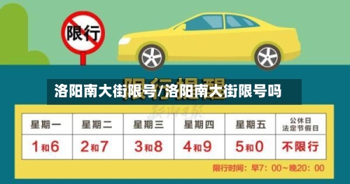 洛阳南大街限号/洛阳南大街限号吗-第2张图片