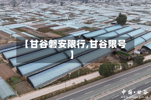 【甘谷磐安限行,甘谷限号】-第3张图片