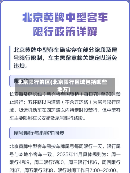 北京限行的区(北京限行区域包括哪些地方)-第2张图片