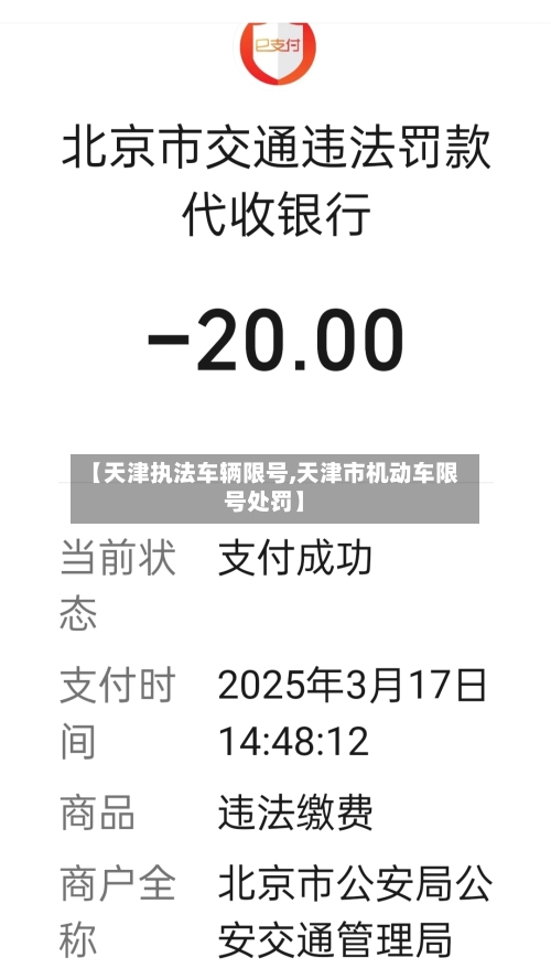 【天津执法车辆限号,天津市机动车限号处罚】-第2张图片