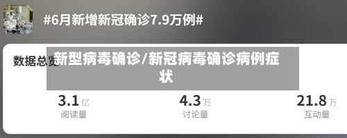 新型病毒确诊/新冠病毒确诊病例症状-第2张图片