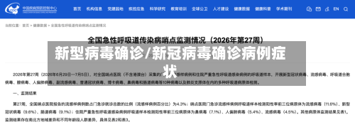 新型病毒确诊/新冠病毒确诊病例症状
