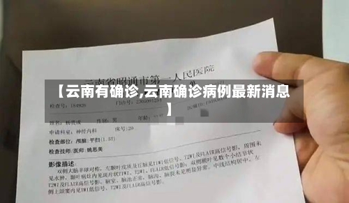 【云南有确诊,云南确诊病例最新消息】