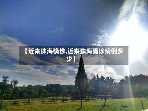 【近来珠海确诊,近来珠海确诊病例多少】-第2张图片