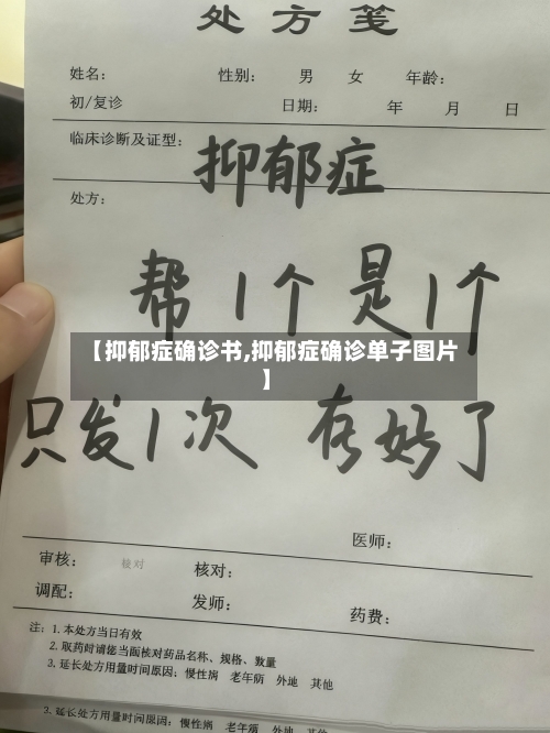 【抑郁症确诊书,抑郁症确诊单子图片】-第2张图片