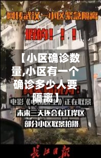 【小区确诊数量,小区有一个确诊多少人要隔离】