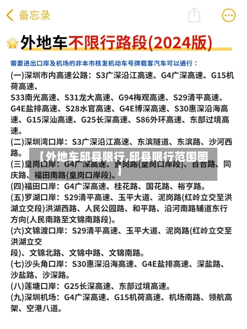 【外地车邱县限行,邱县限行范围图】