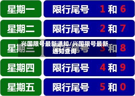 兴国限号最新通知/兴国限号最新通知查询