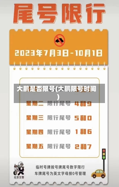 大鹏是否限号(大鹏限号时间)
