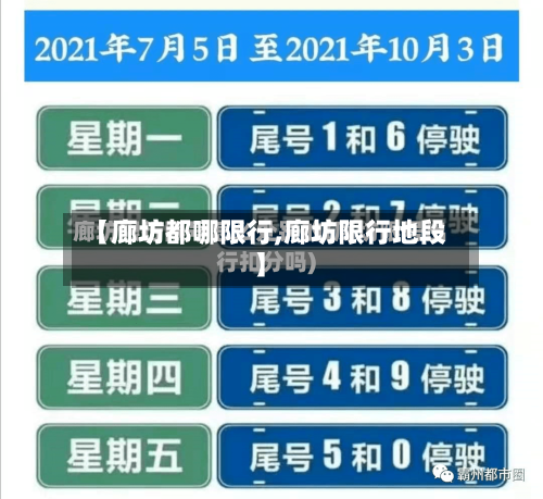 【廊坊都哪限行,廊坊限行地段】-第3张图片