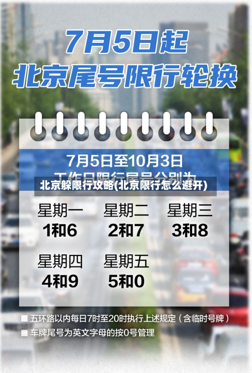 北京躲限行攻略(北京限行怎么避开)-第2张图片