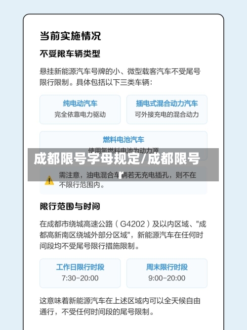 成都限号字母规定/成都限号r-第2张图片