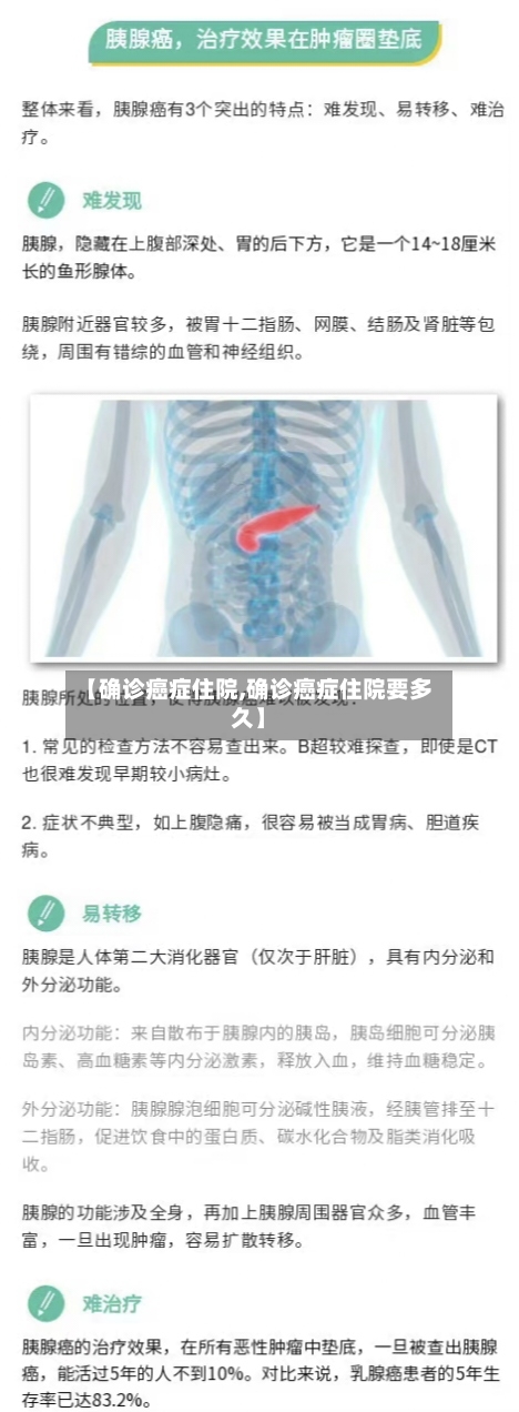 【确诊癌症住院,确诊癌症住院要多久】