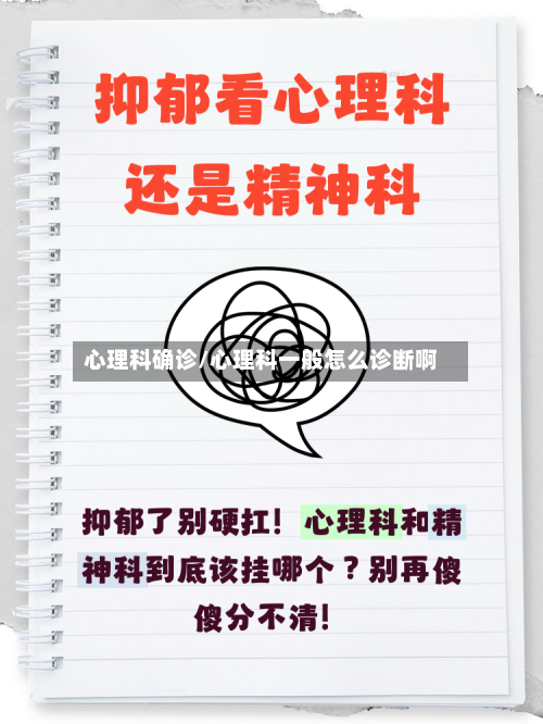 心理科确诊/心理科一般怎么诊断啊