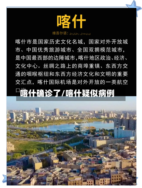喀什确诊了/喀什疑似病例