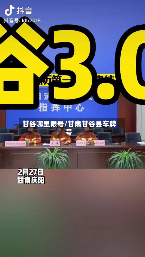 甘谷哪里限号/甘肃甘谷县车牌号-第2张图片