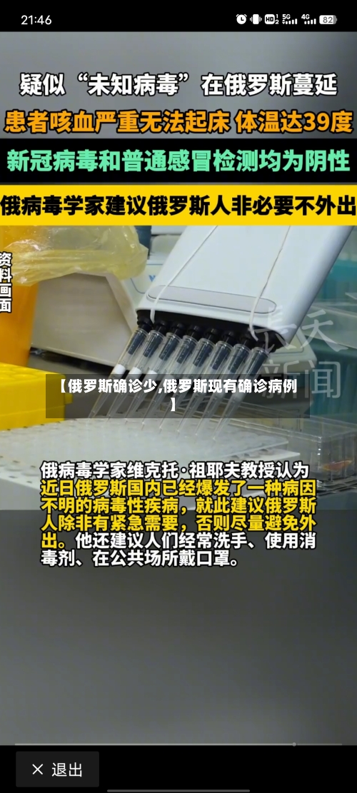 【俄罗斯确诊少,俄罗斯现有确诊病例】-第2张图片
