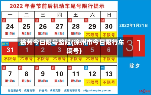 徐州今日限号路段(徐州市今日限行车辆号)-第2张图片