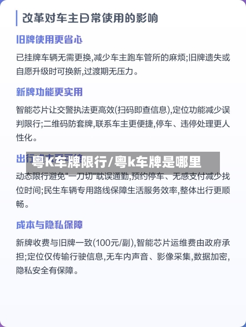 粤K车牌限行/粤k车牌是哪里
