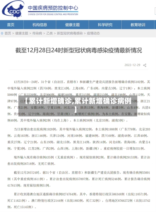 【累计新增确诊,累计新增确诊病例】-第2张图片
