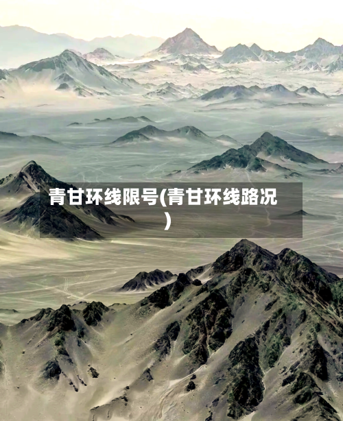 青甘环线限号(青甘环线路况)