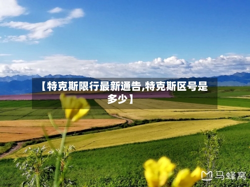 【特克斯限行最新通告,特克斯区号是多少】