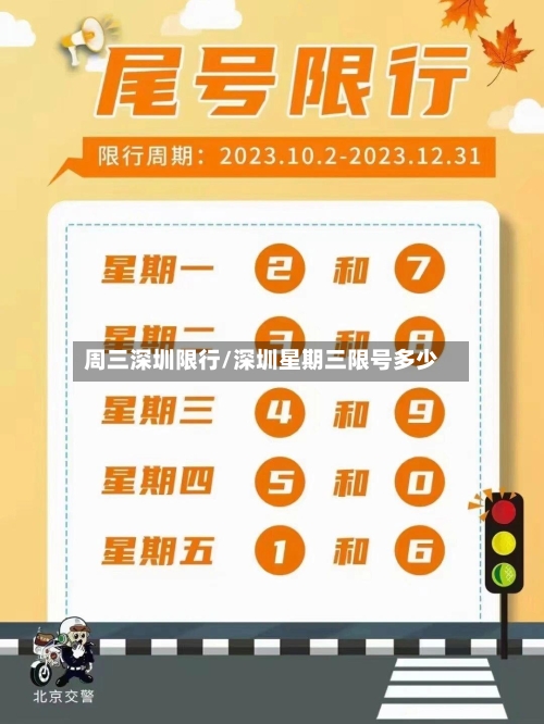 周三深圳限行/深圳星期三限号多少-第3张图片