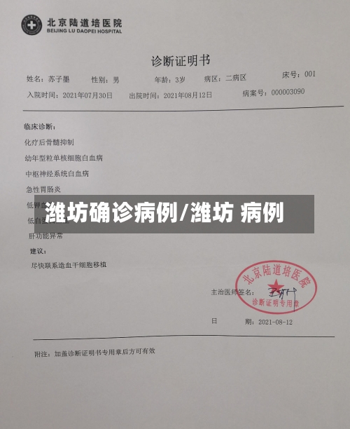 潍坊确诊病例/潍坊 病例