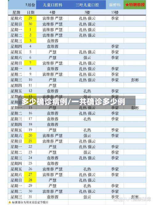 多少确诊病例/一共确诊多少例