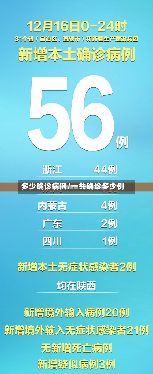 多少确诊病例/一共确诊多少例-第3张图片