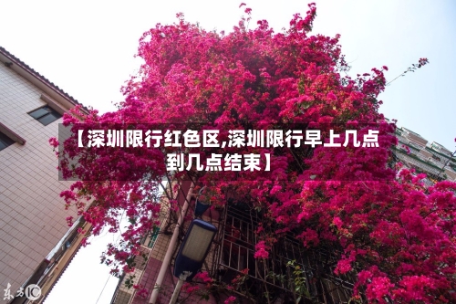 【深圳限行红色区,深圳限行早上几点到几点结束】-第2张图片