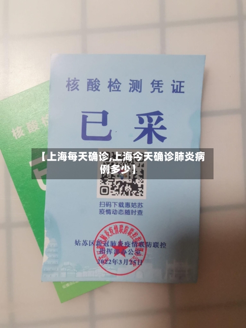 【上海每天确诊,上海今天确诊肺炎病例多少】-第3张图片